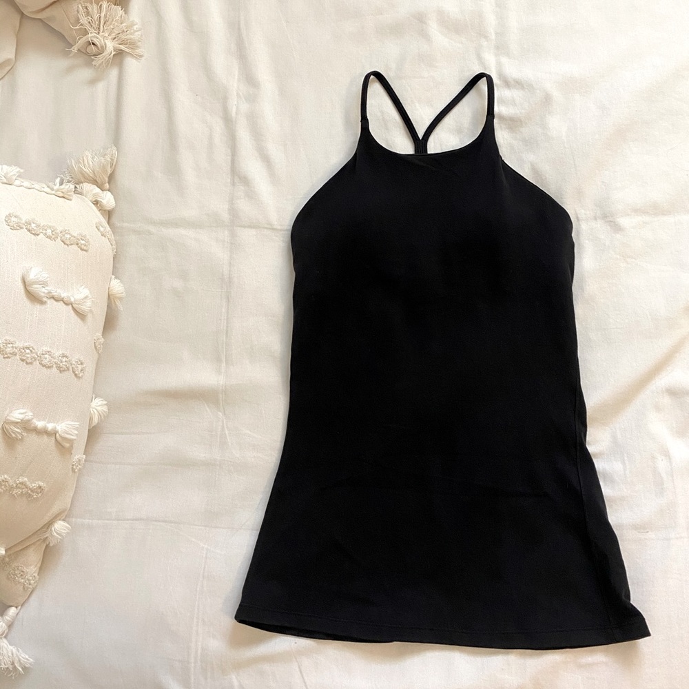 Lululemon high neck tank top Black Size 2